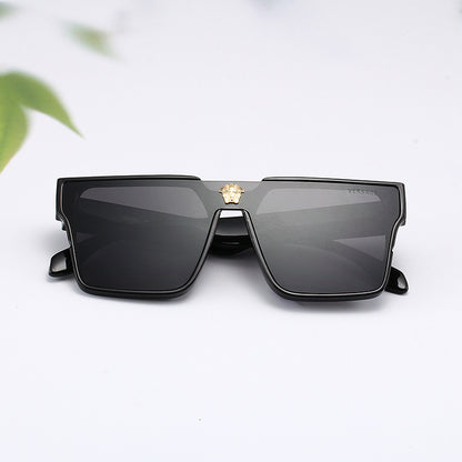 VERSACE GEOMETRIC SHIELD SUNGLASSES – FULL SET – 1:1 HIGH END