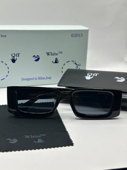 Off White Brille mit weißer Logo O1