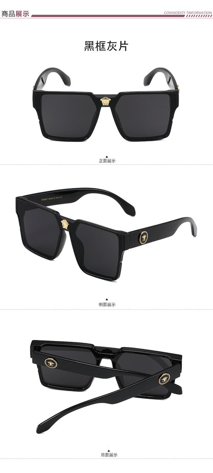 VERSACE GEOMETRIC SHIELD SUNGLASSES – FULL SET – 1:1 HIGH END