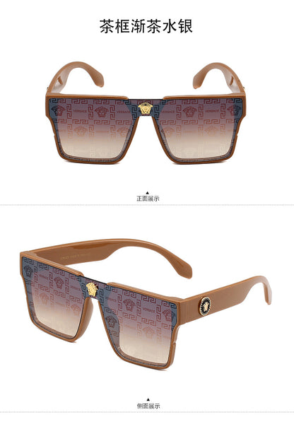 VERSACE GEOMETRIC SHIELD SUNGLASSES – FULL SET – 1:1 HIGH END