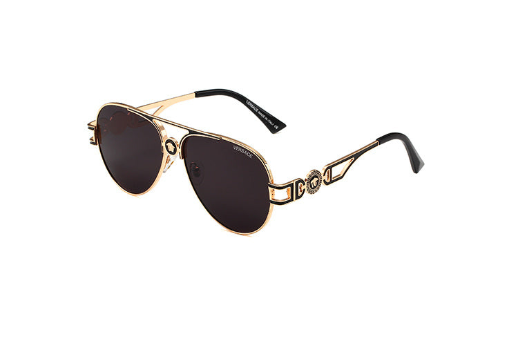 VERSACE LION HEAD SQUARE FRAME GLASSES – FULL SET – 1:1 HIGH END