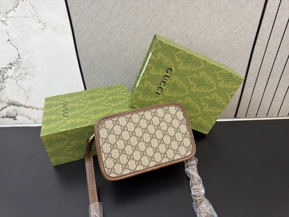 GUCCI GG SUPREME MINI SHOULDER BAG – FULL SET – 1:1 HIGH END
