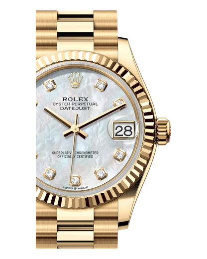 Rolex Datejust 31mm Perlmutt Gold Diamonds Dial - U1 FACTORY - AUTOMATIK - Jubilee