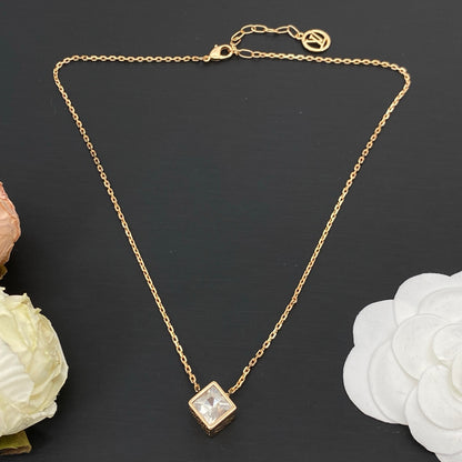 LOUIS VUITTON LV CUBE NECKLACE – FULL SET - 1:1 HIGH END