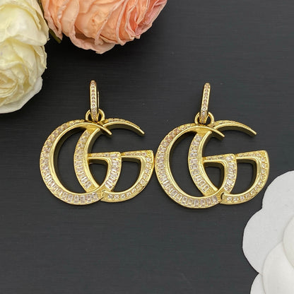 GUCCI GG MARMONT CRYSTAL EARRINGS – Full Set - 1:1 HIGH END