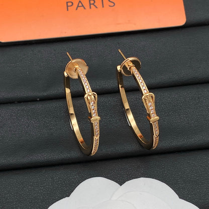 HERMÈS KELLY HOOP EARINGS – Full Set - 1:1 HIGH END