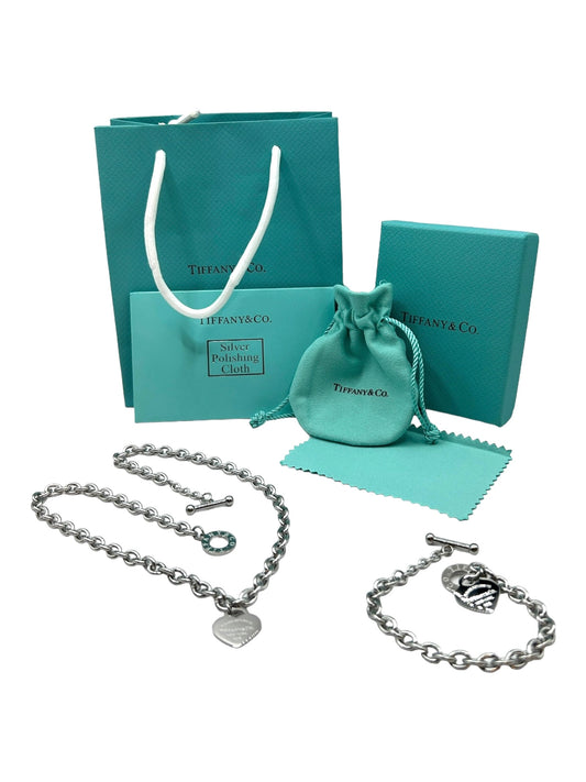 TIFFANY SCHMUCK SET | HALSKETTE + ARMBAND | FULLSET | HIGH END