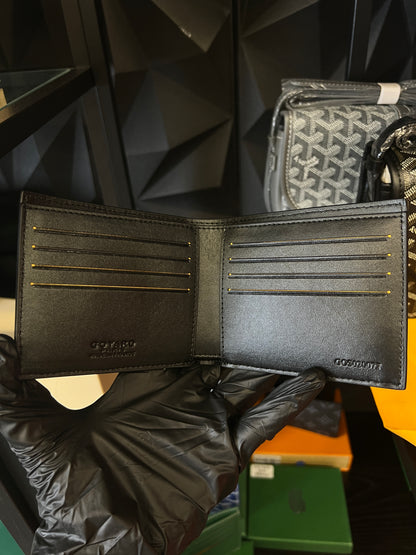 GOYARD PORTMONEE - SCHWARZ - PU-LEDER - SUPER CLONE - MIT BOX