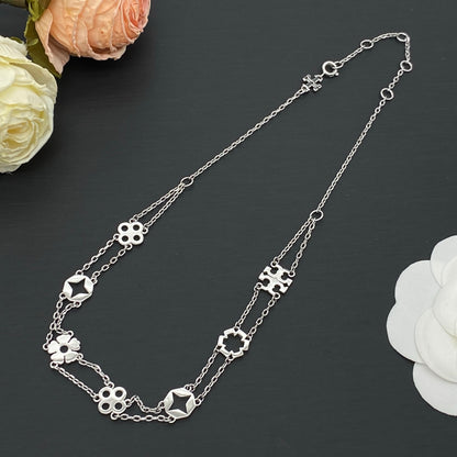 LOUIS VUITTON MONOGRAM FLOWER NECKLACE – Full Set - 1:1 HIGH END