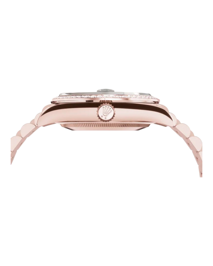 Rolex Day-Date Brown Dial with Roman Numerals, 40mm Everose Gold President - U1 FACTORY - AUTOMATIK