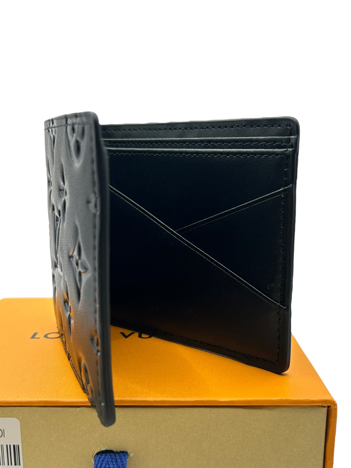 LOUIS VUITTON PORTMONEE WALLET mit Box - MULTIPLE - SPECIAL BLACK
