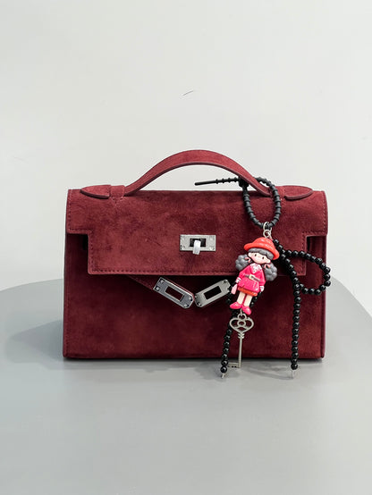 HERMÈS Kelly Pochette Bordeaux Veau Doblis Palladium Hardware 21 - 1:1 HIGH END