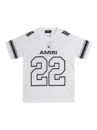 AMIRI TRIKOT JERSEY TSHIRT | HIGH END | ROT , WEIß, SCHWARZ