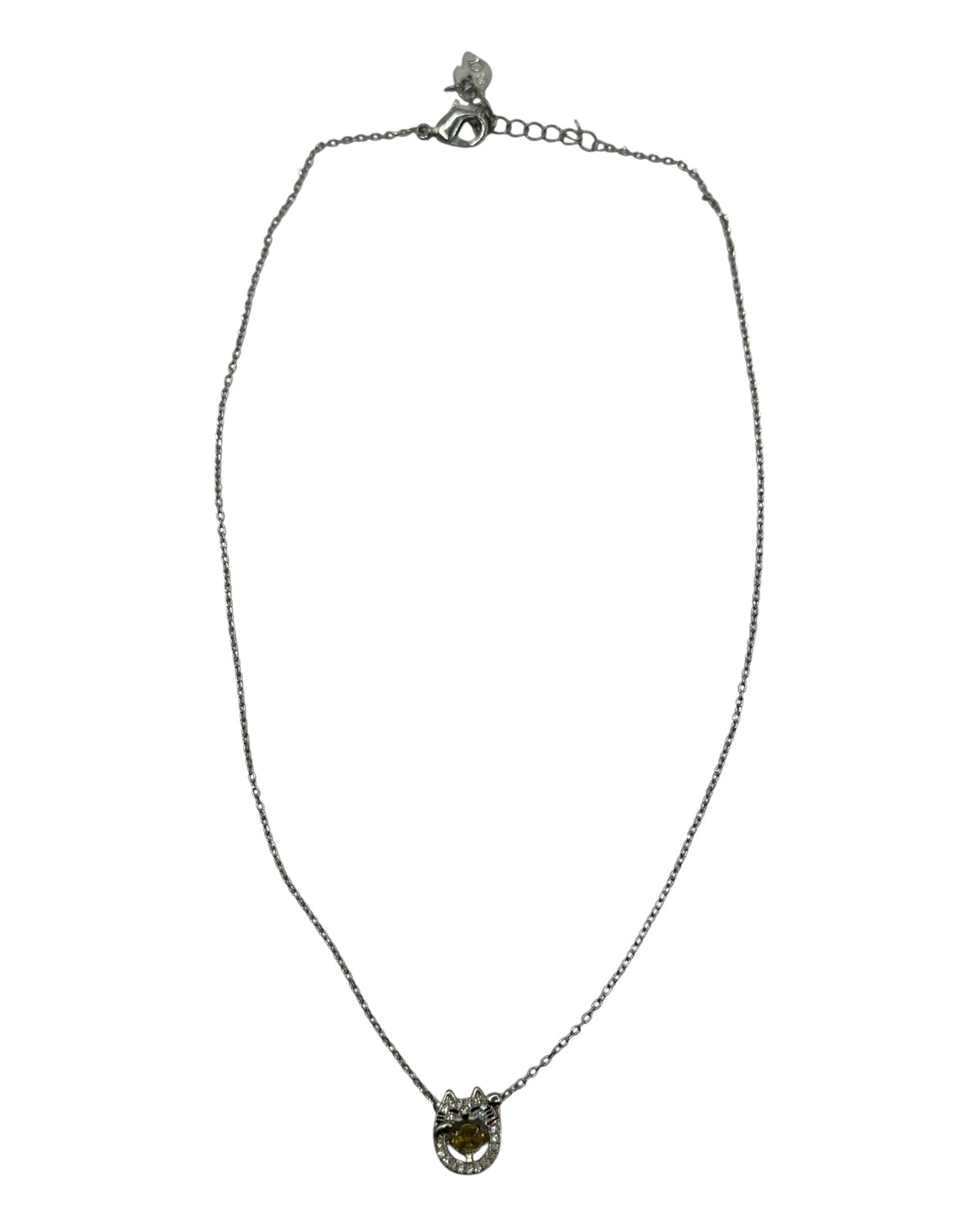 Swarovski Dancing Stone Katze Halskette