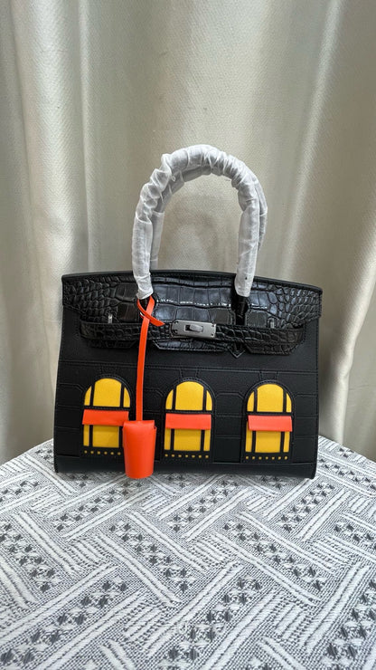 HERMÈS BIRKIN Hermès "Snow" Faubourg Birkin Sellier 30 Neige Matte Alligator Palladium Hardware Limited Edition  - 1:1 HIGH END