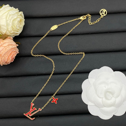 LOUIS VUITTON LV ICONIC ENAMEL EARRING/BRACELET/NECKLACE – Full Set - 1:1 HIGH END
