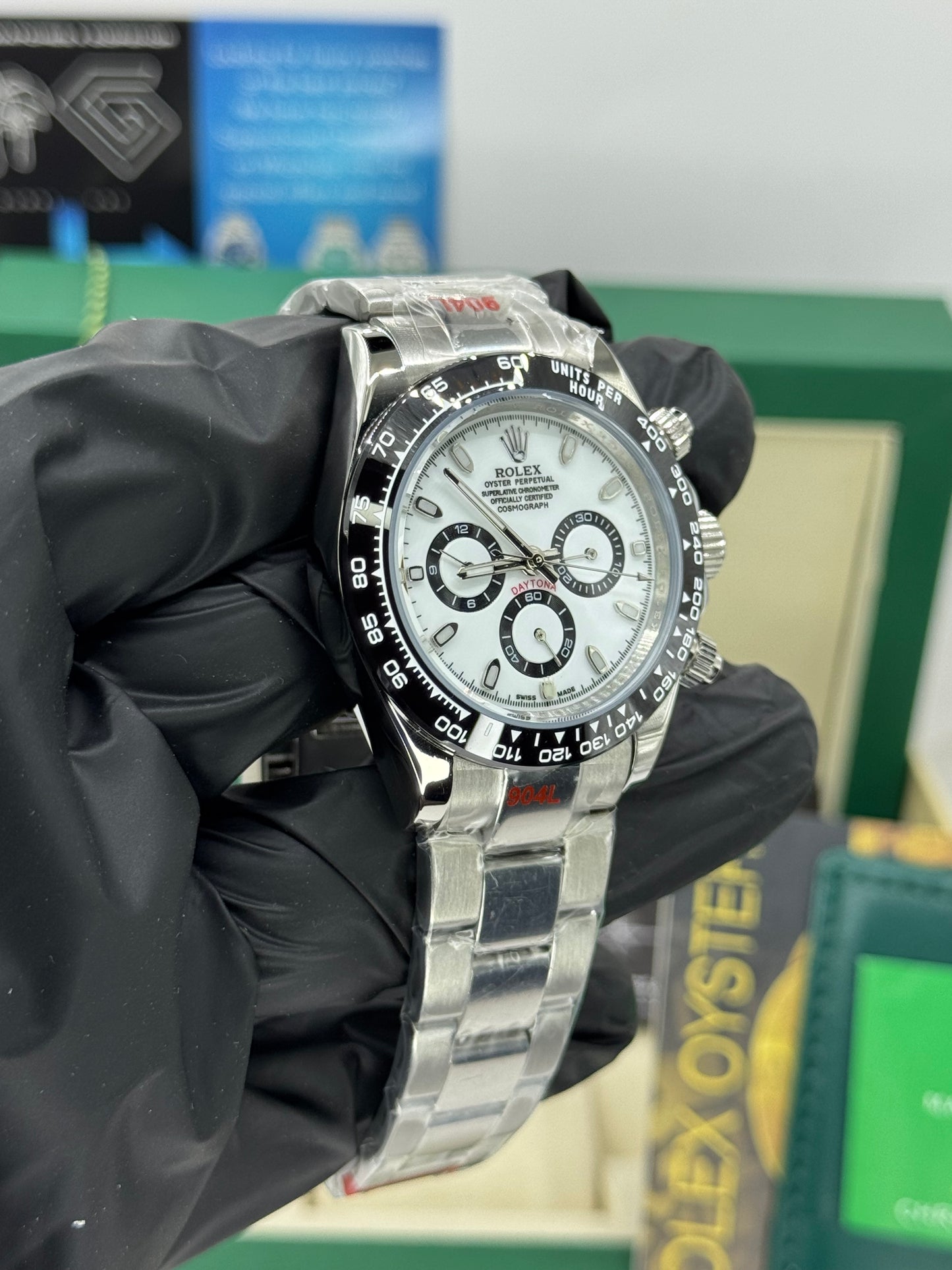 ROLEX DAYTONA - PANDA - COSMOGRAPH - OYSTER - 40MM U1 FACTORY - AUTOMATIK