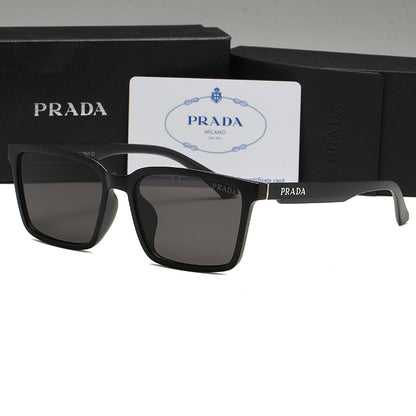 PRADA RECTANGULAR LOGO SUNGLASSES – FULL SET – 1:1 HIGH END