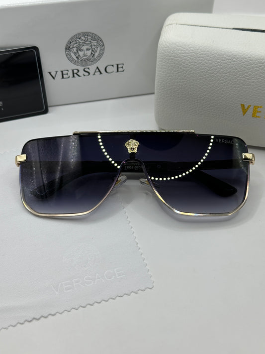 Versace Sonnenbrille in Gold mit Verlaufstönung V3