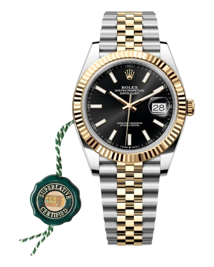 Rolex Datejust 41mm Black Dial  Bicolor Jubilee - U1 FACTORY - AUTOMATIK