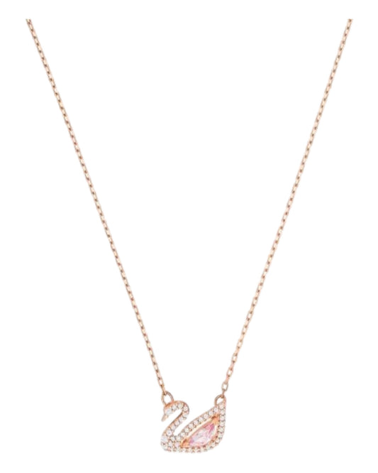 Swarovski Iconic Swan Halskette Rosé
