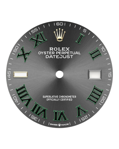 Rolex Datejust Slate Dial with Mint Green Roman Numerals 36mm Jubilee - U1 FACTORY - AUTOMATIK