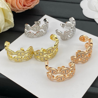 HERMÈS CHAINE D'ANCRE EARINGS – Full Set  - 1:1 HIGH END
