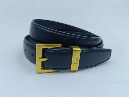 LOUIS VUITTON EPI LEATHER AND CROCODILE RETRO PIN BUCKLE BELT – FULL SET – 1:1 HIGH END