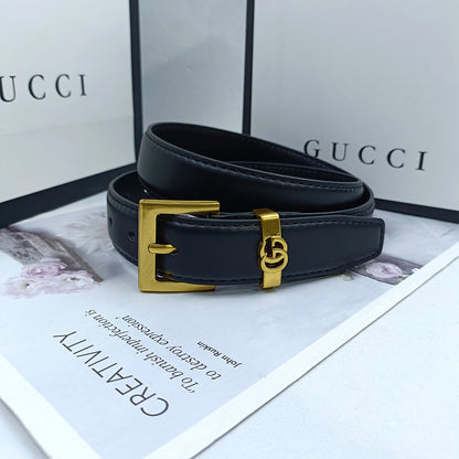 GUCCI GG DOUBLE G RETRO PIN BUCKLE LEATHER BELT – FULL SET – 1:1 HIGH END