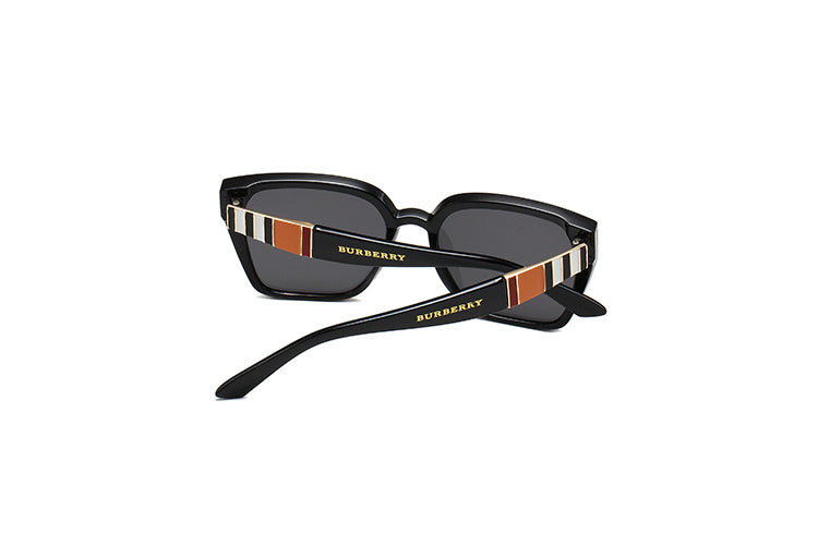 BURBERRY BB CLASSIC STRIPED SUNGLASSES – FULL SET – 1:1 HIGH END