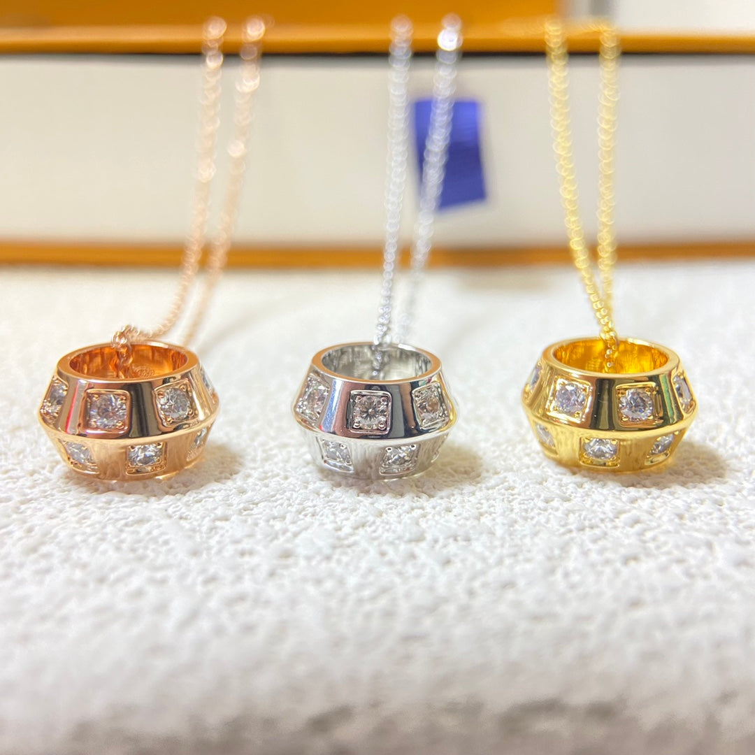 LOUIS VUITTON LE DAMIER DE NECKLACE – Full Set  - 1:1 HIGH END