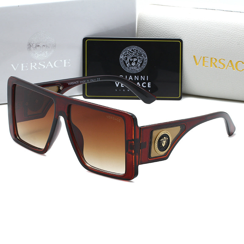 VERSACE OVERSIZED SQUARE SUNGLASSES – FULL SET – 1:1 HIGH END