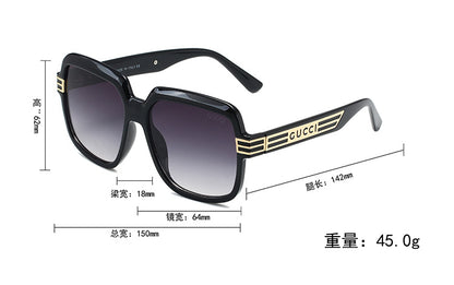 GUCCI GEOMETRIC LOGO SUNGLASSES – FULL SET – 1:1 HIGH END