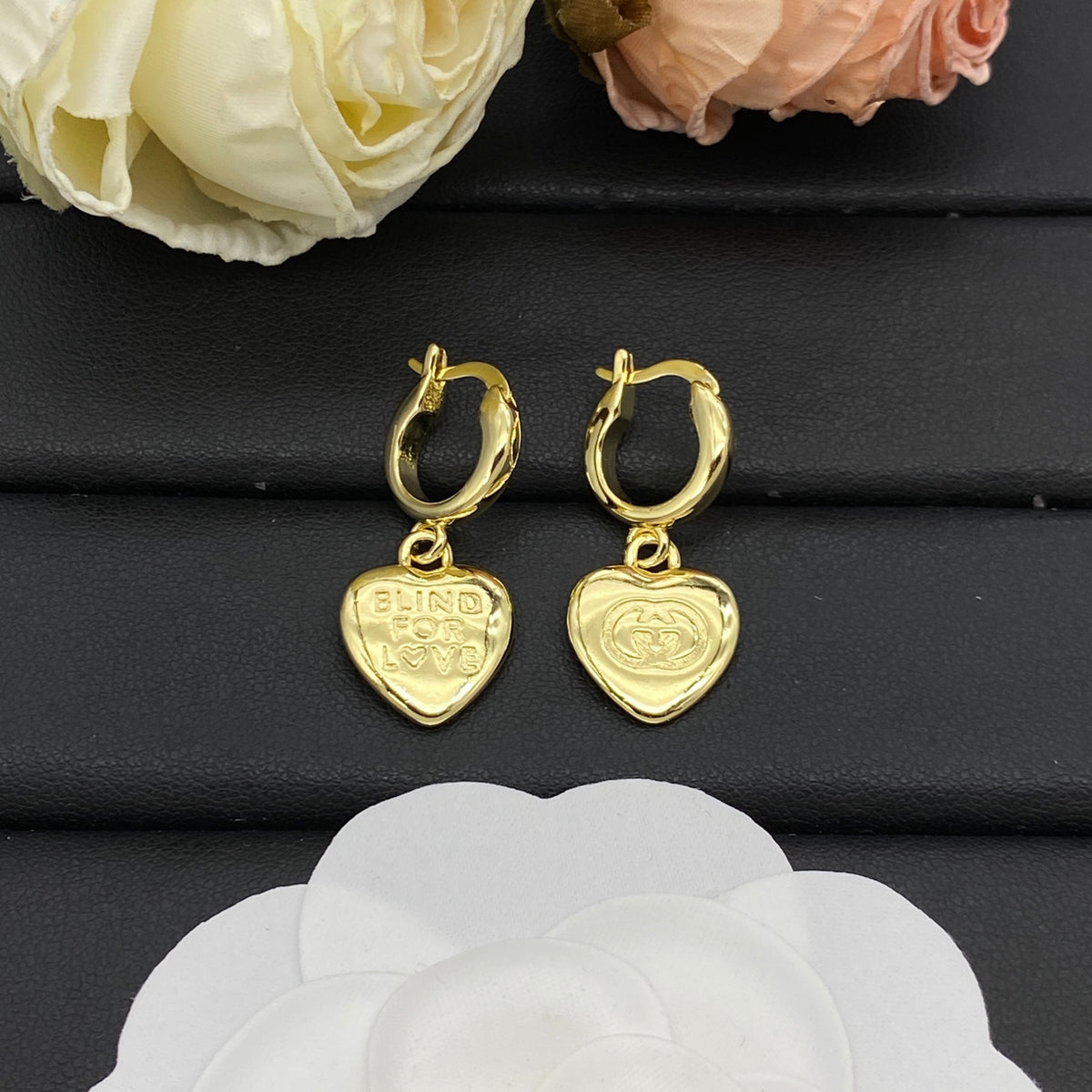 GUCCI BLIND FOR LOVE EARRINGS – Full Set - 1:1 HIGH END