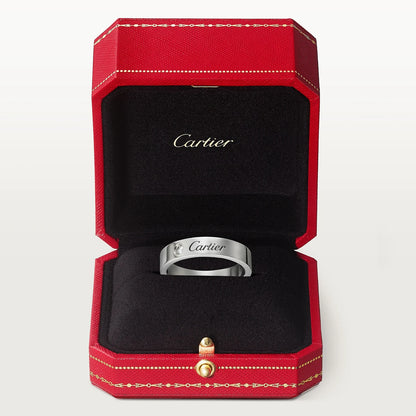 Cartier C de Cartier Ring aus Silber mit einem Brillanten