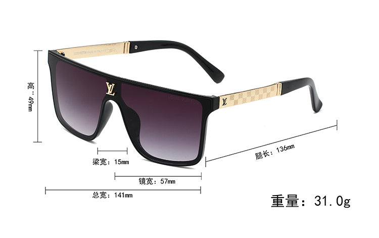LOUIS VUITTON SHIELD SUNGLASSES – FULL SET – 1:1 HIGH END