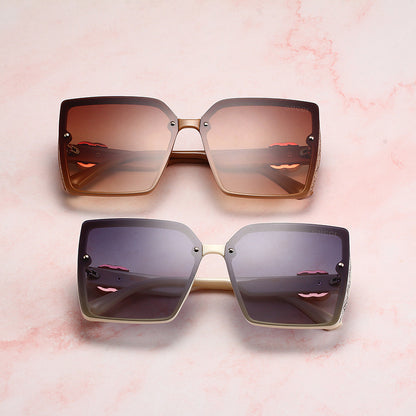 GUCCI OVERSIZED GEOMETRIC SUNGLASSES – FULL SET – 1:1 HIGH END