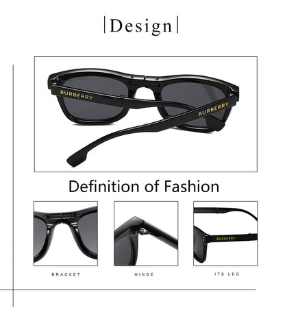 BURBERRY FOLDING SUNGLASSES – FULL SET – 1:1 HIGH END