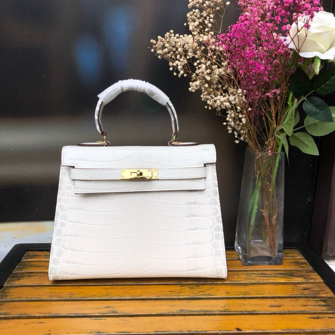 HERMÈS KELLY CROCODILE 28CM  - 1:1 HIGH END