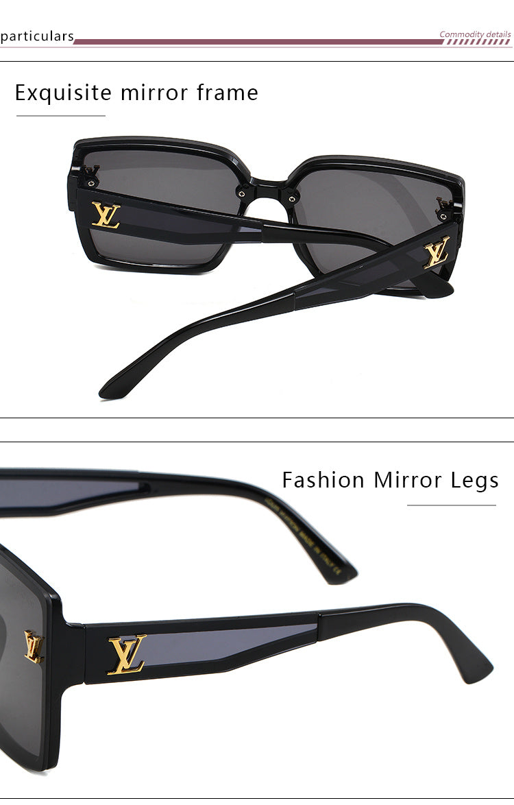 LOUIS VUITTON OVERSIZED LV SQUARE SUNGLASSES – FULL SET – 1:1 HIGH END