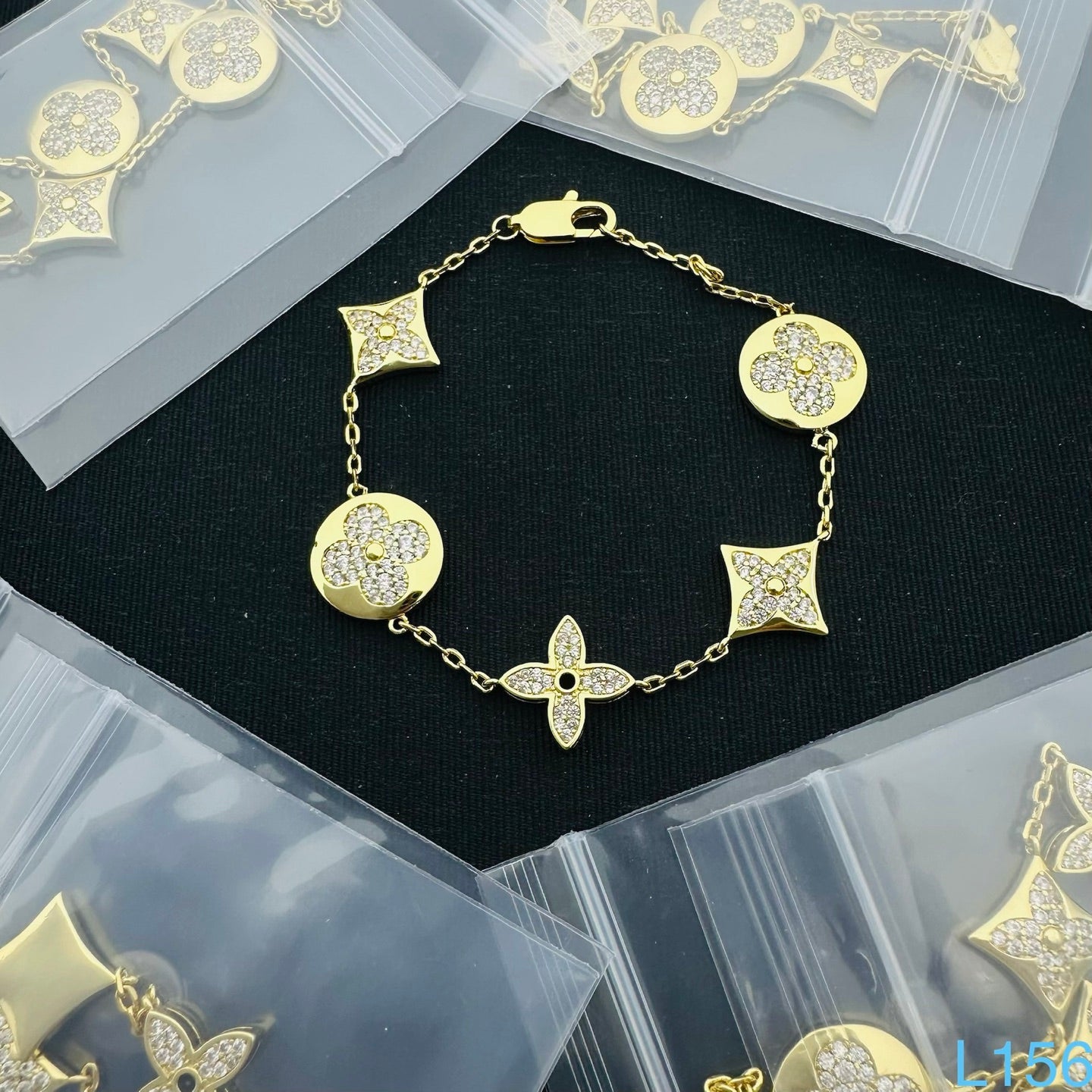 LOUIS VUITTON MONOGRAM BRACELET – Full Set - 1:1 HIGH END