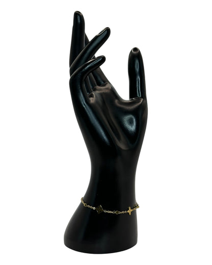 Louis Vuitton Armband mit Anhängern – Goldfarbenes Armband