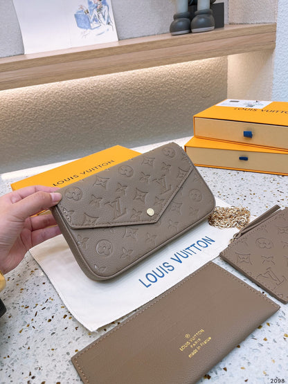 LOUIS VUITTON POCHETTE FÉLICIE – Full Set  - 1:1 HIGH END
