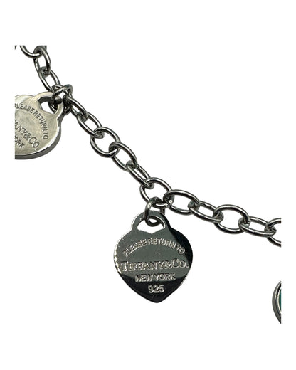 Tiffany & Co. Halskette mit mehreren Herz-Anhängern aus 925 Sterling-Silber