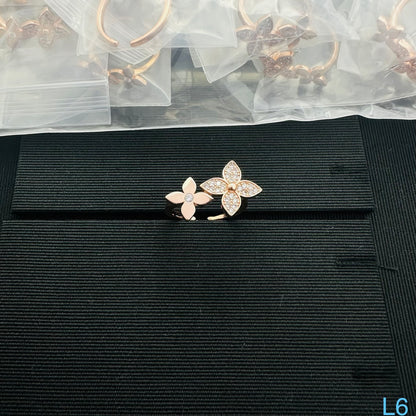 LOUIS VUITTON IDYLLE BLOSSOM RING – Full Set - 1:1 HIGH END