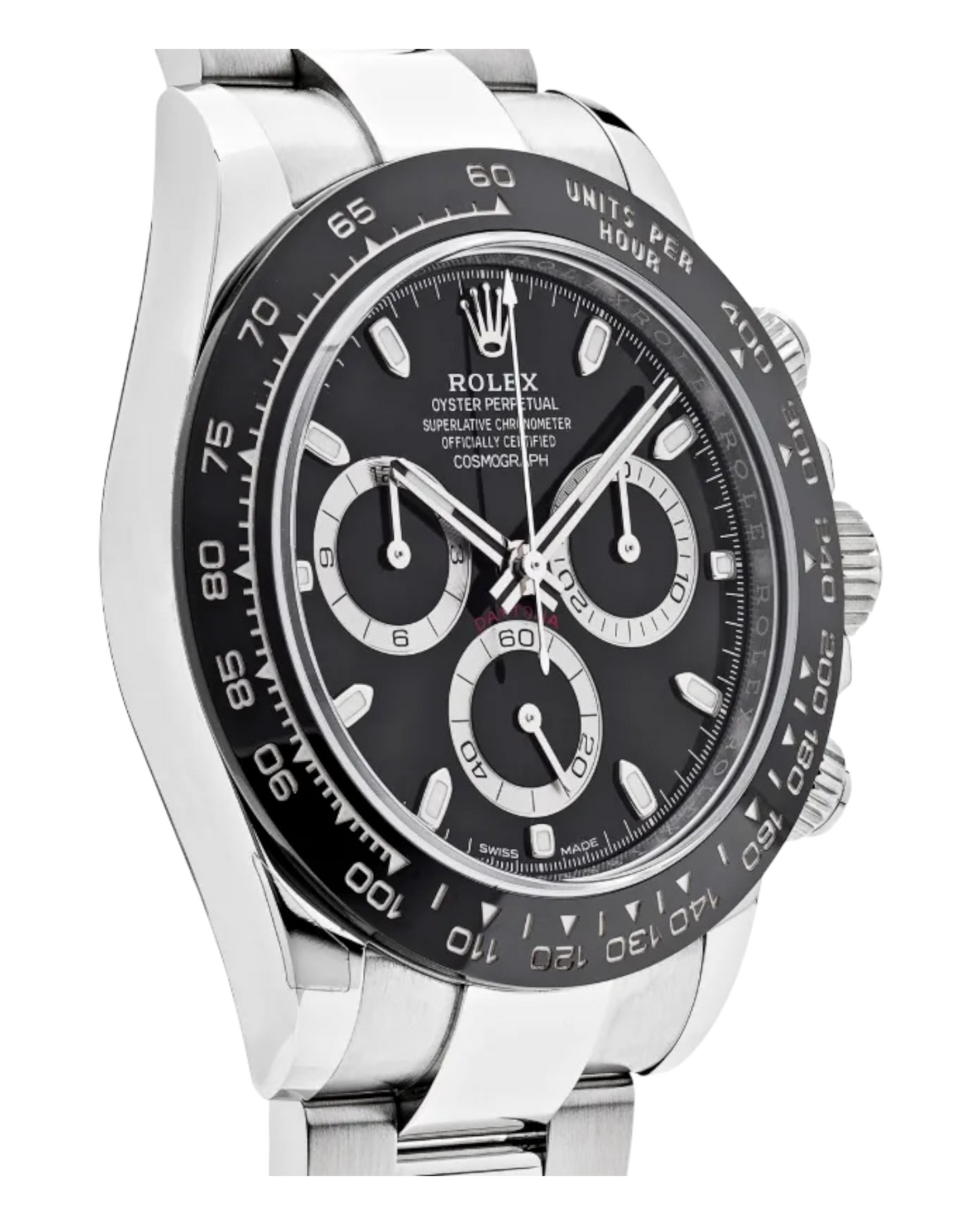 Rolex Cosmograph Daytona 40mm – Oystersteel with Black Dial - U1 Factory - Automatik