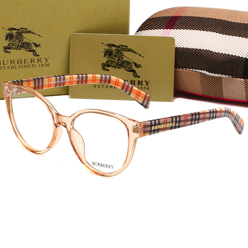 BURBERRY PLAID TEMPLE OPTICAL GLASSES – FULL SET – 1:1 HIGH END