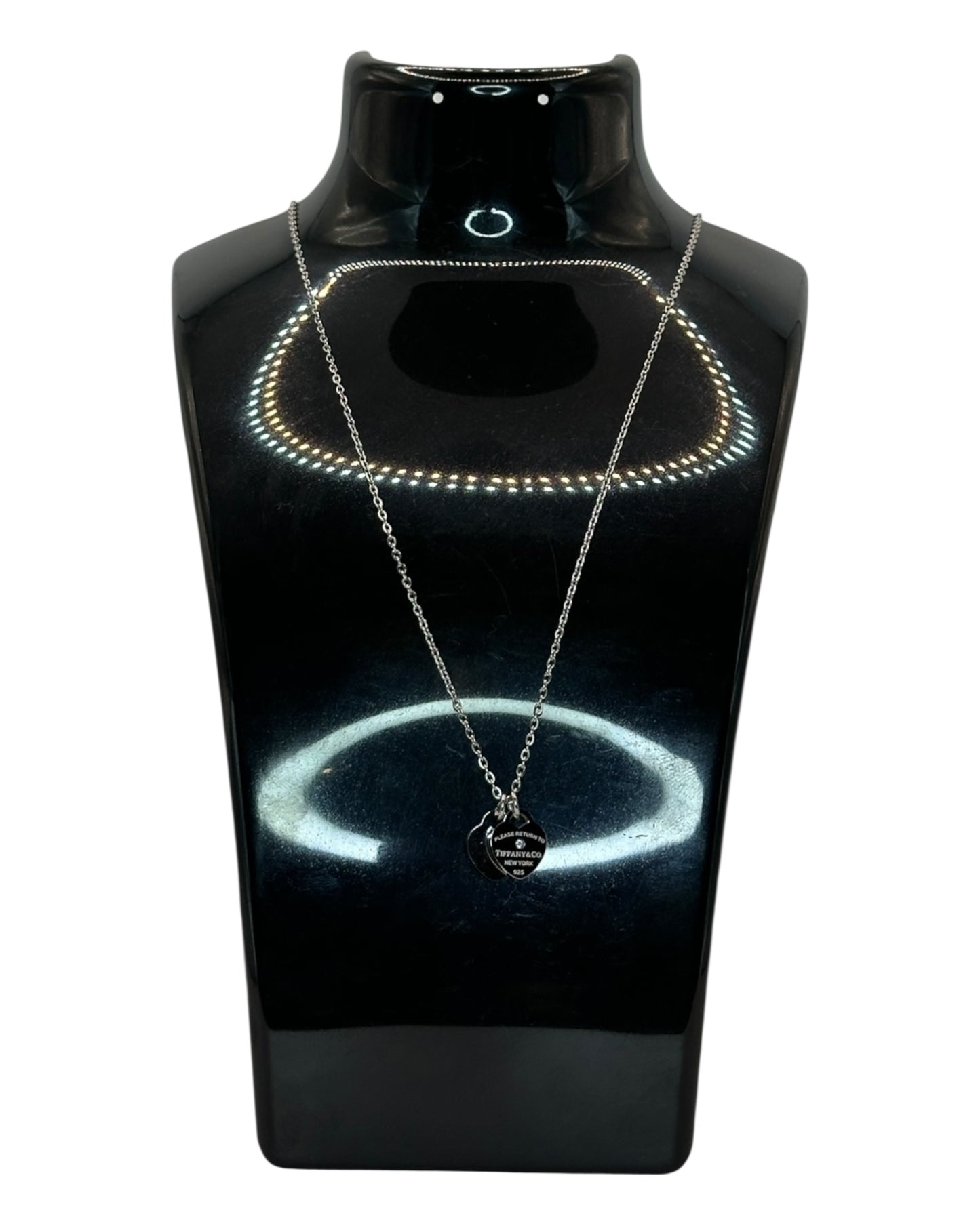 Tiffany & Co. Kette Silber 925 mit Herzanhänger und Diamant