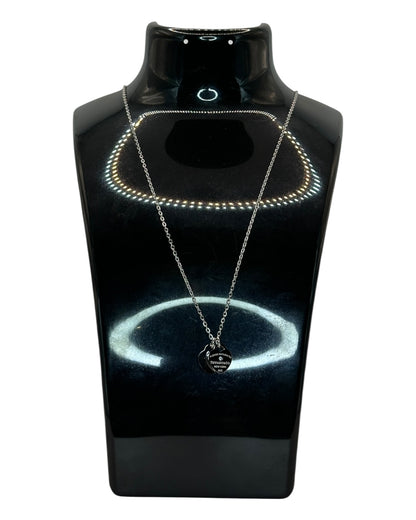 Tiffany & Co. Kette Silber 925 mit Herzanhänger und Diamant