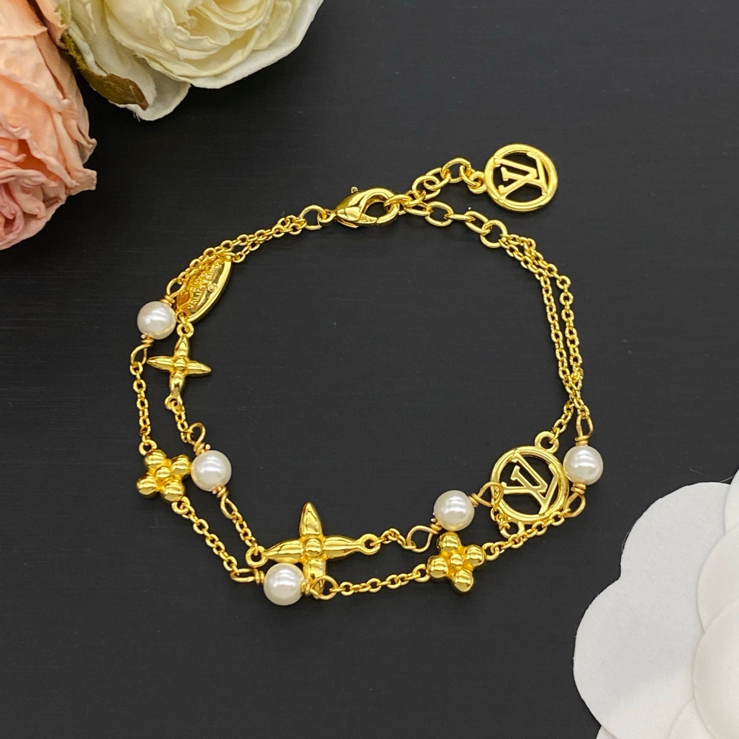 LOUIS VUITTON IDYLLE BLOSSOM NECKLACE / BRACELET – Full Set - 1:1 HIGH END